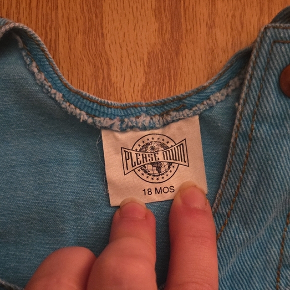 Please Mum Blue Denim Overalls - Picture 2 of 4